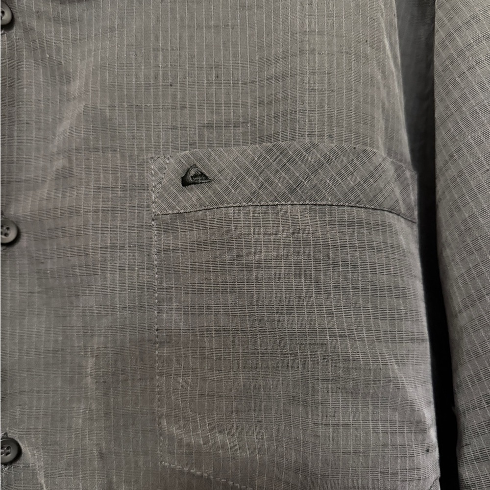 Quiksilver Waterman Centinela Button Down Shirt - Black - size XXL - Picture 4 of 10